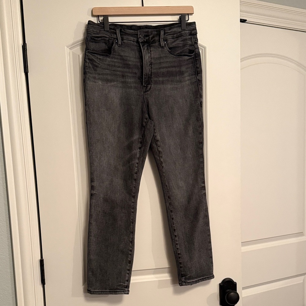 Good American Women's Gray/Black Jeans